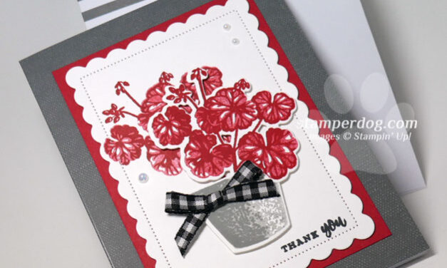 How Not to Make a Geranium Card