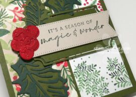Making a Holly Patchwork Christmas Card
