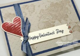Easy to Make Masculine Valentines Card