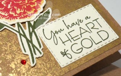 Little Gold Thank You Card