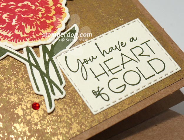 Little Gold Thank You Card