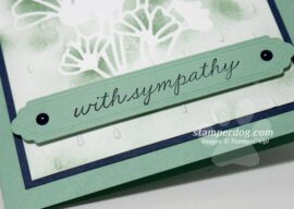 Mint Sympathy Card