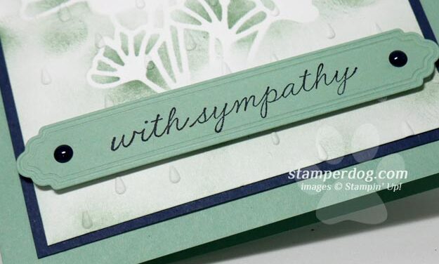 Mint Sympathy Card
