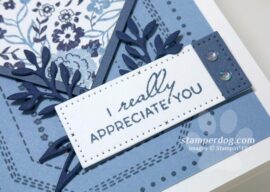 Check Out This Boho Blue Thank You Card