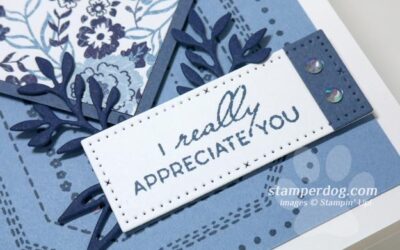 Check Out This Boho Blue Thank You Card