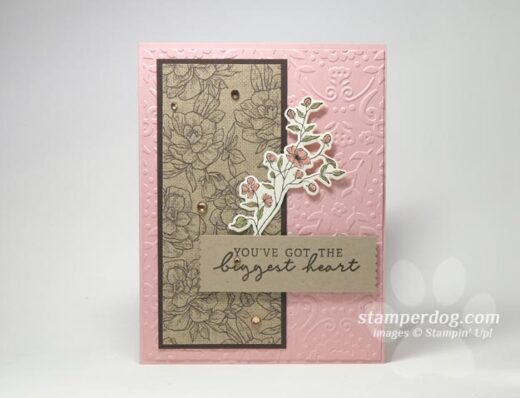 Vintage Pink Thank You Card