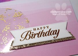 Quick and Easy Pink Birthday Card!
