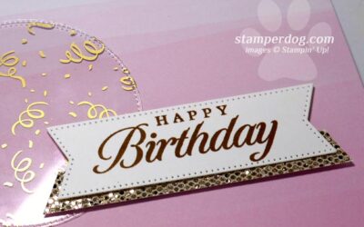 Quick and Easy Pink Birthday Card!