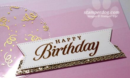 Quick and Easy Pink Birthday Card!