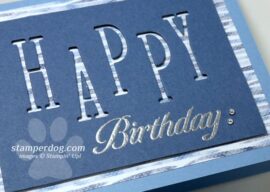 Wavy Water Birthday Card