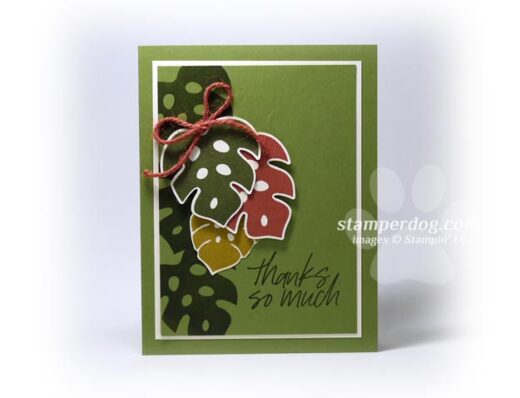 Leafy Thank You Card