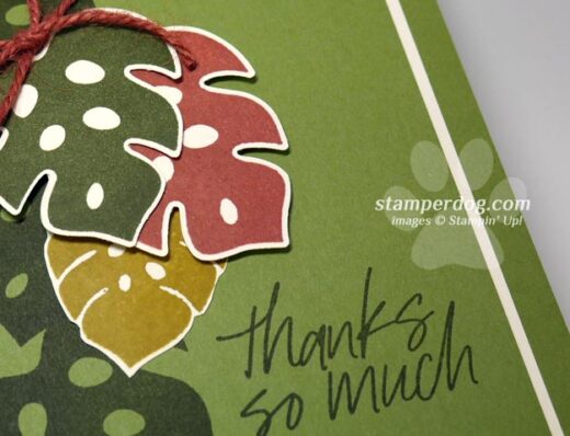 Leafy Thank You Card