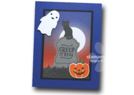 Quick and Easy Spooky Cat Card