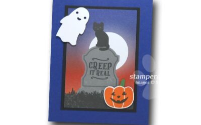 Quick and Easy Spooky Cat Card