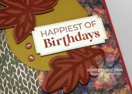 Time for an Autumn Birthday Card