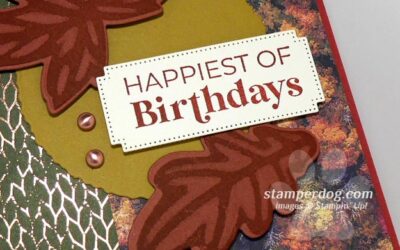 Time for an Autumn Birthday Card