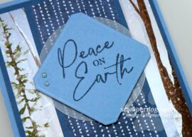 Easy Scenic Christmas Card
