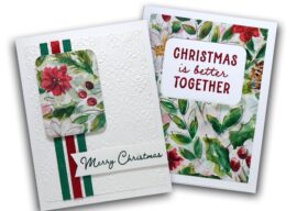 Cut Once Make 2 Christmas Cards