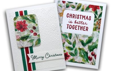 Cut Once Make 2 Christmas Cards