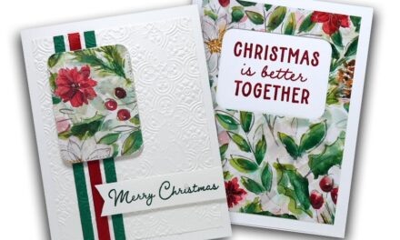 Cut Once Make 2 Christmas Cards