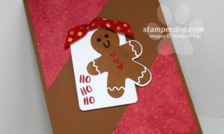 Cute Gingerbread Tag Card for Your Favorite Kiddo