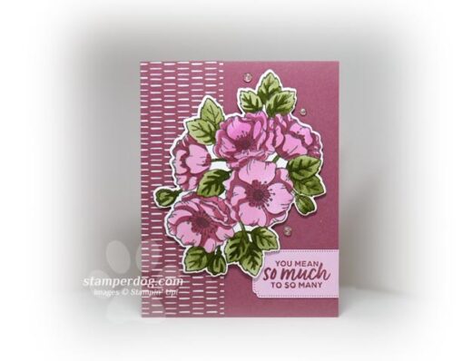Pretty Pink Flowers Card