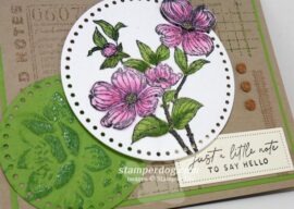 Dogwood Collage Card