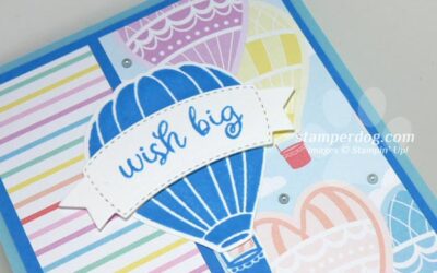 Hot Air Balloon Birthday Card