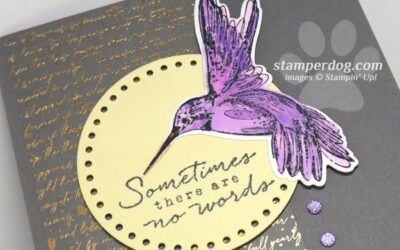 Hummingbird Sympathy Card