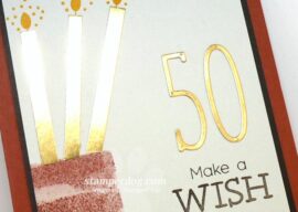A Candle Card for a Birthday or Anniversary