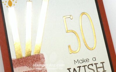 A Candle Card for a Birthday or Anniversary