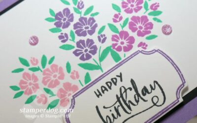 Pretty Purple Birthday Card