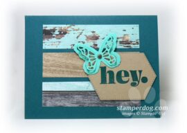 A Little Wood Card