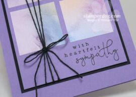 Purple Sympathy Card