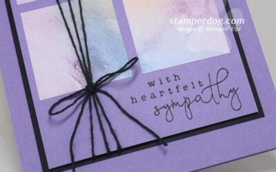 Purple Sympathy Card