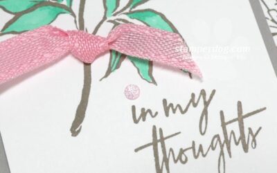 DIY Pink Flower Card