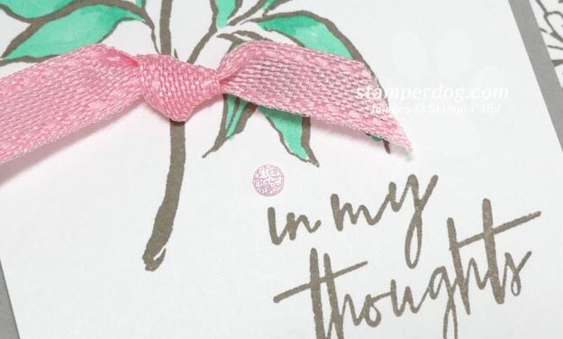 DIY Pink Flower Card