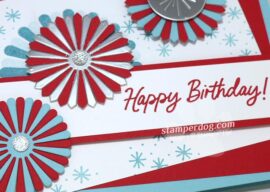 Making a July Birthday Card