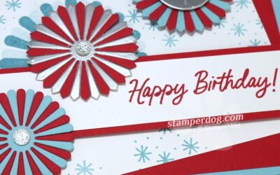 Making a July Birthday Card