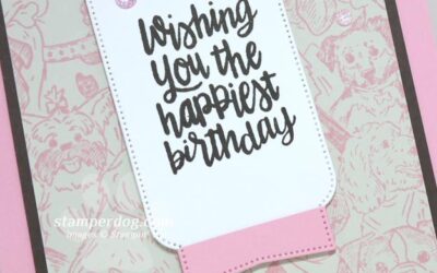 Pretty Pink Birthday Tag Card