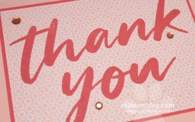 Super Quick and Easy Thank You Card