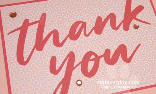 Super Quick and Easy Thank You Card