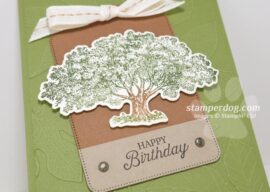 Summer Tree Birthday Card
