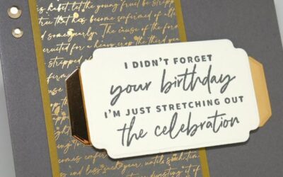 Regal Belated Birthday Card