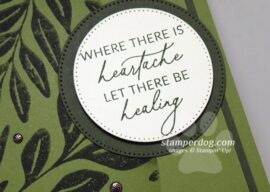 Leafy Sympathy Card