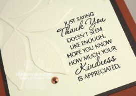 Making an Easy and Elegant Thank You Card