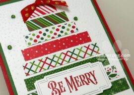 Scrappy Pieced Christmas Tree Card