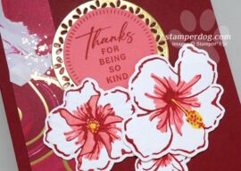 Very Red Thank You Card
