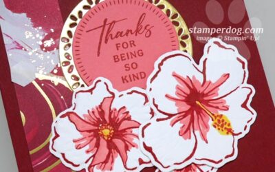 Very Red Thank You Card