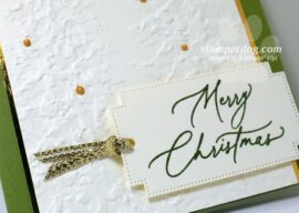 Vanilla Christmas Trees Card